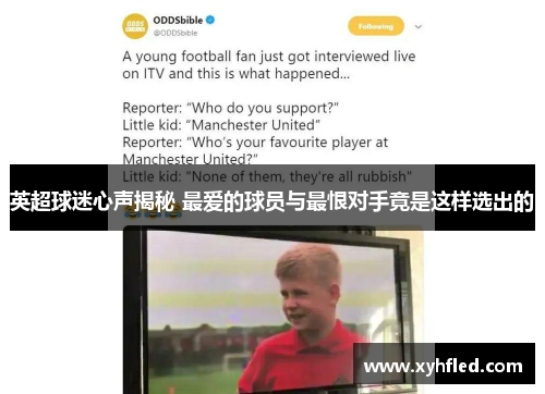 英超球迷心声揭秘 最爱的球员与最恨对手竟是这样选出的